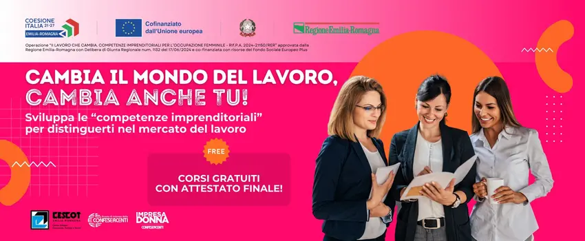 FORMAZIONE GRATUITA PER DONNE